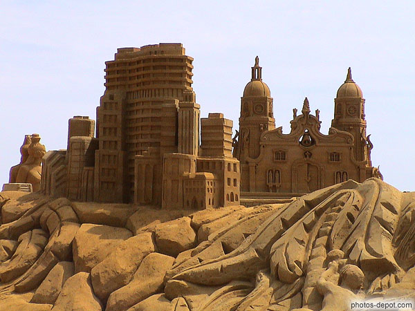 photo de cités de sable