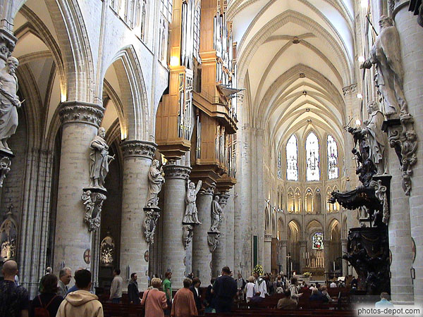photo de Cathedrale St Michel et St Gudule, intérieur