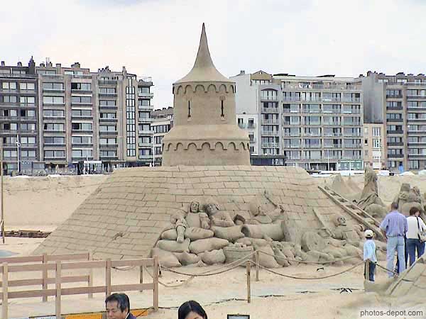 photo de chateau de sable