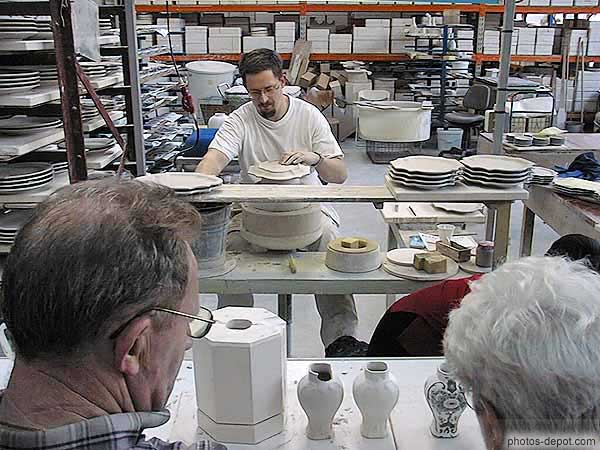 photo de préparation de la porcelaine