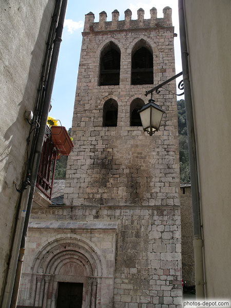 photo de tour clocher de l'église