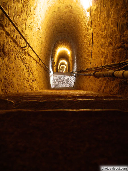 photo de souterrain des mille marches, fort Liberia