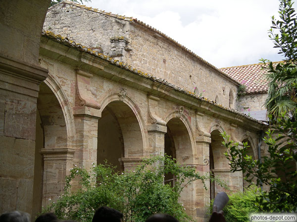 photo de Cloître, Abbaye de Lagrasse