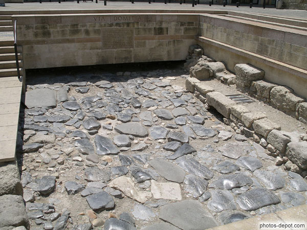 photo de Voie romaine du début de notre ère, la via domitia