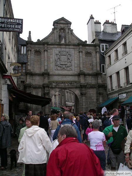 photo de Porte St Vincent, entrée de la ville qui fut capitale du royaume breton depuis Nominoé (826-1790)