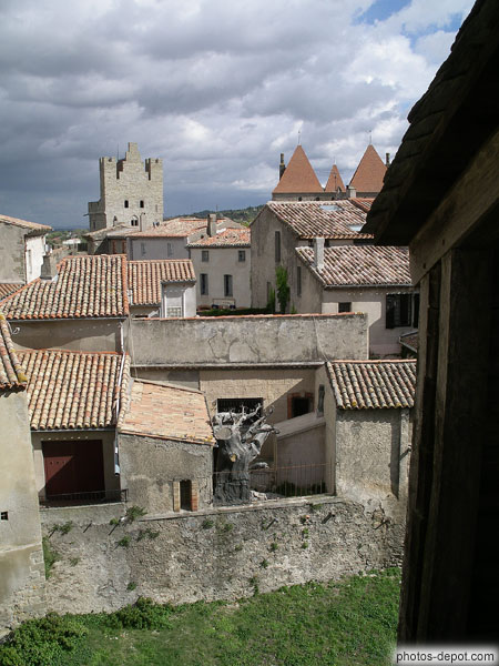 photo de la ville vue du chateau