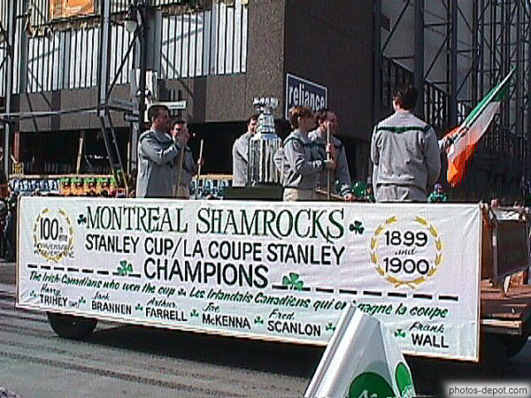photo de Montreals Shamrocks coupe Stanley