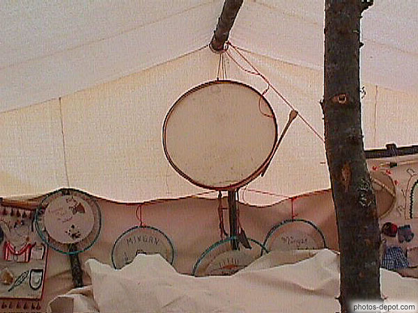 photo de tente indiens Montagnais Mingan