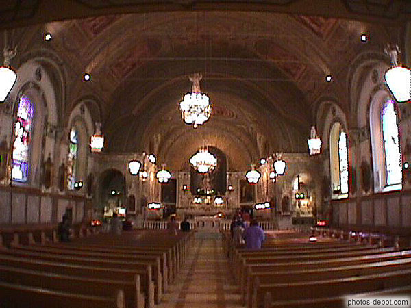 photo d'intérieur de Notre Dame de Bonsecours