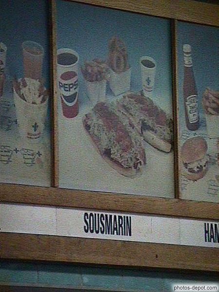 photo d'Au québec, un sous-marin est un sandwitch