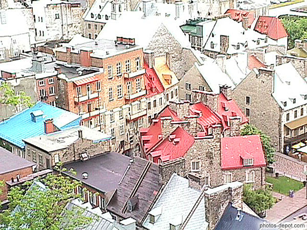 photo de toits de la vieille ville