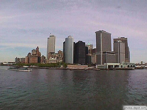 photo de Manhattan depuis la baie
