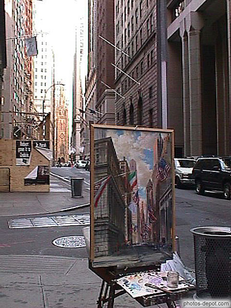 photo de peintre à New York