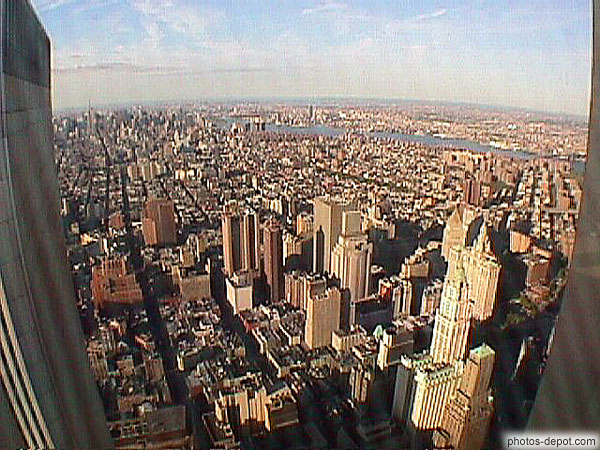 photo de Manhattan vue du WTC