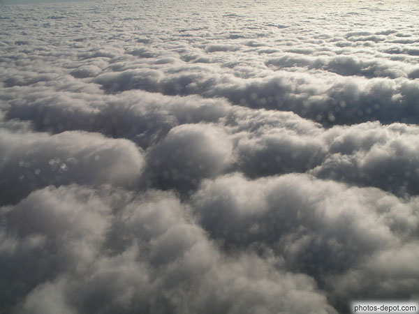 photo de nuages cotonneux