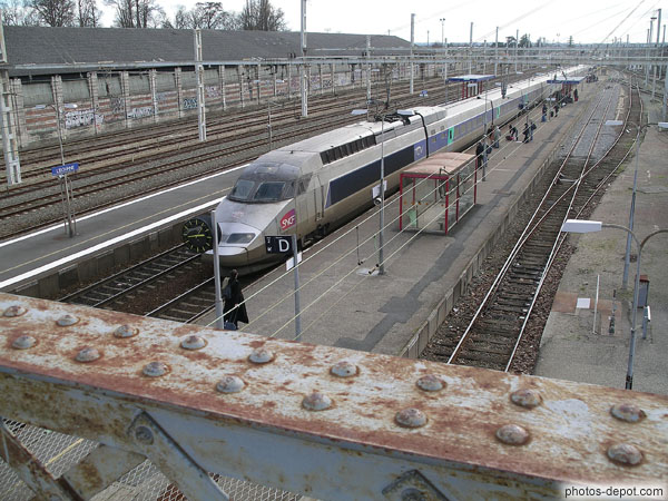 photo de TGV en gare
