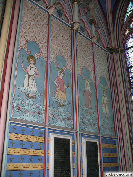 photo de chapelle peinte