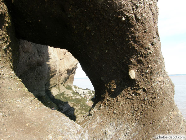 photo de Passage sous une Colonne de roche