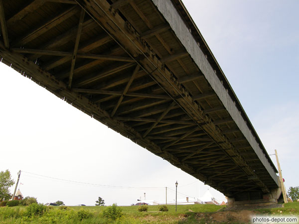 photo de Structure du pont couvert
