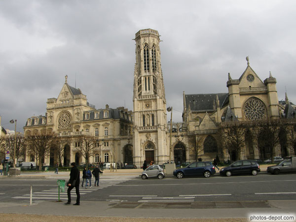 photo de tour et église St Germain l'Auxerois