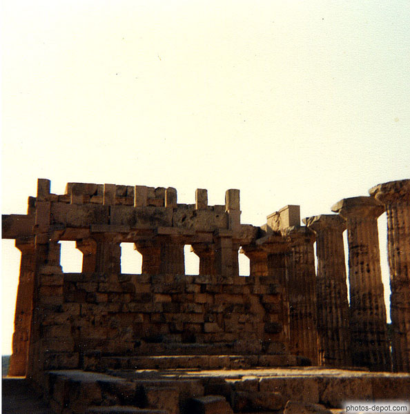 photo de ruine de temple