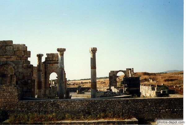 photo de ruines de la charmante cité antique