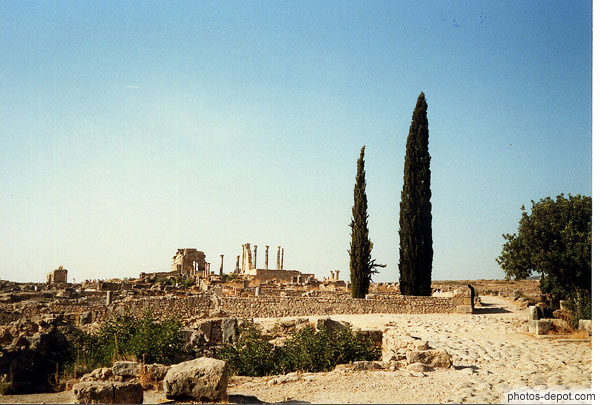 photo d'entrée de la belle cité antique