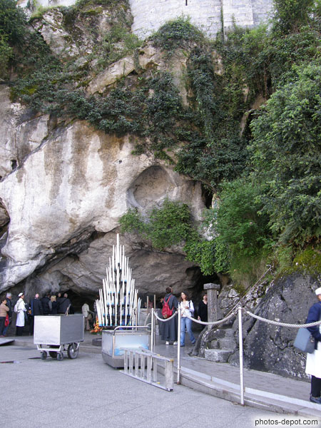 photo de grotte de Lourdes