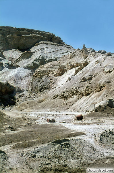 photo de rocher carriere bidons