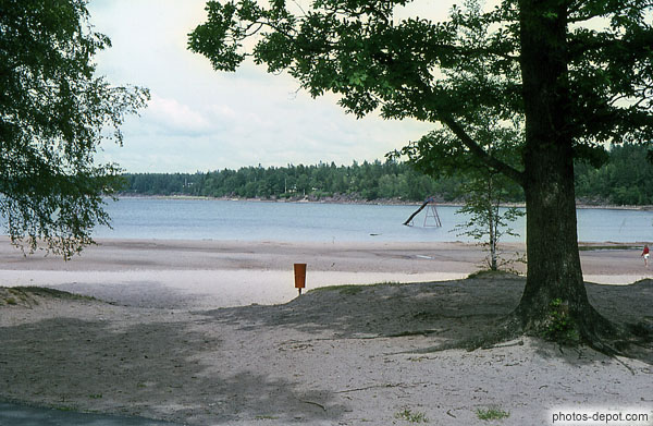 photo d'accès à la plage