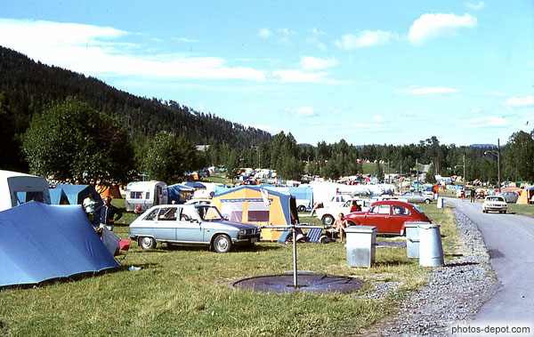 photo de tentes camping