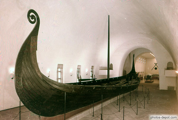 photo de bateau Viking Oseberg ship, Oslo