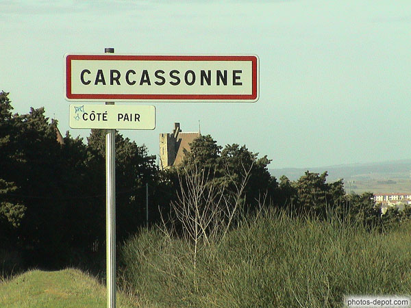 photo de Carcassonne coté pair