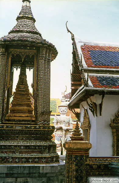 photo de décorations dans le temple