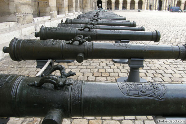 photo de canons des campagnes de Louis XIV