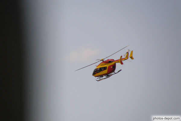 photo d'Hélicoptère de la sécurité civile