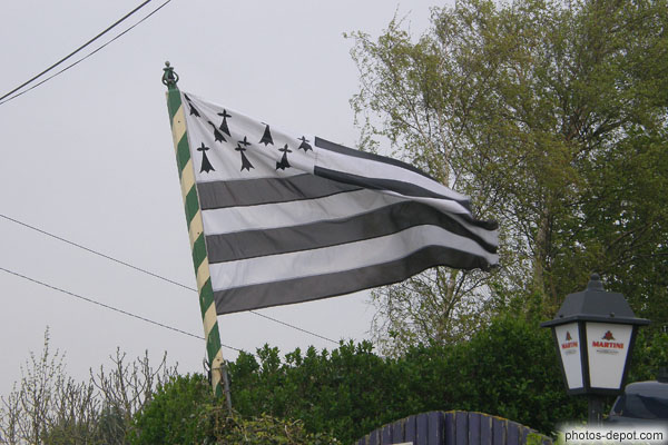 photo de drapeau breton