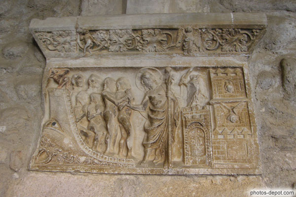 photo de Tableautin Christ ressuscitant les morts, cloître