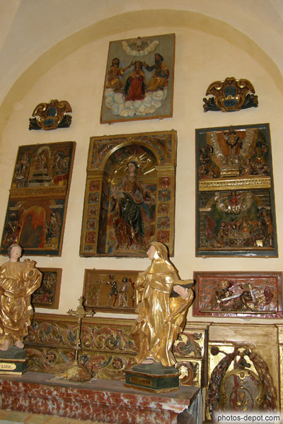 photo de Panneaux sculptés : martyre de Ste Colombe