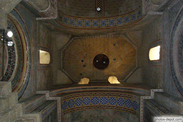 photo de voute de la croisée du transept