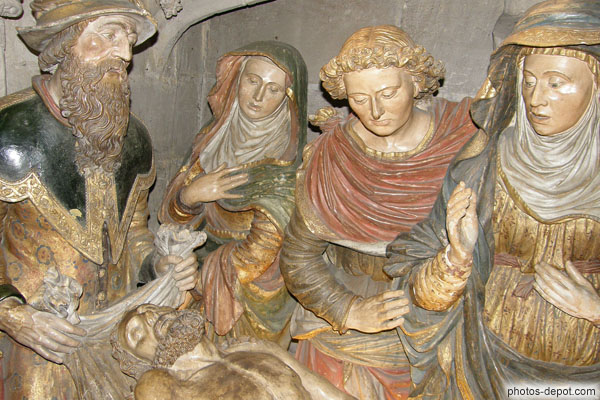 photo de Mise au tombeau du Christ, détail