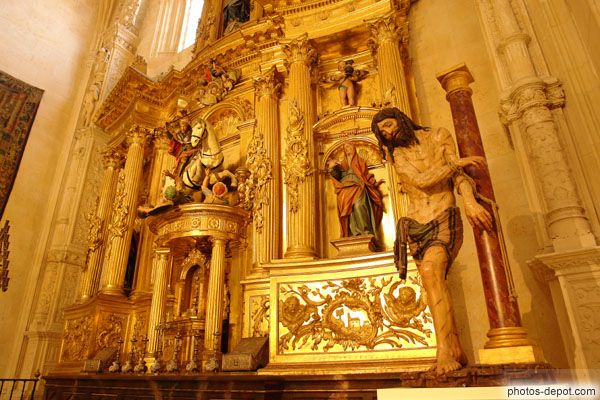 photo de Christ attaché à la colonne de Diego de Siloe