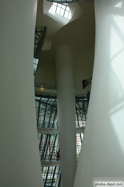 photo d'Intérieur du musée conçu par l'architecte Frank Gehry