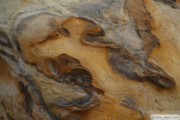 photo de roche colorée