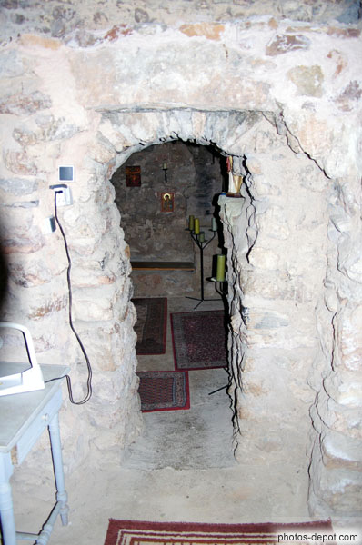 photo de passage vers la chapelle