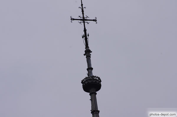 photo de choix au sommet de la flèche de la cathédrale