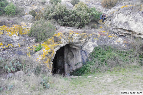 photo d'entrée de la grotte