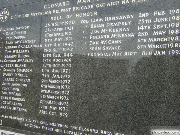 photo de martyrs irlandais