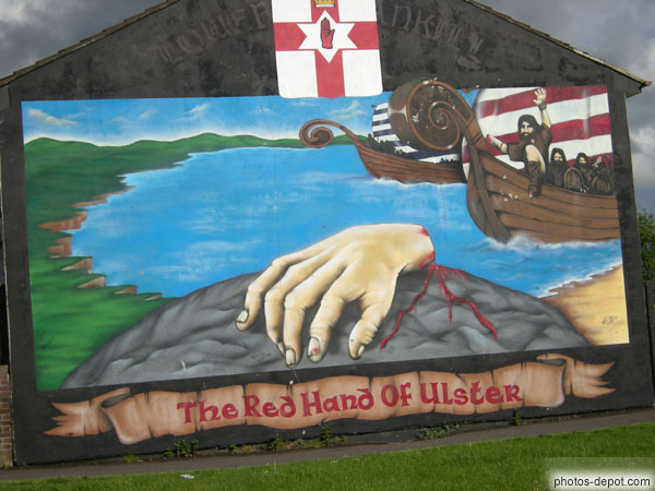 photo de The red hand of Ulster