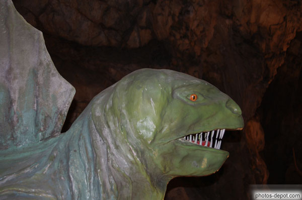 photo de tête d'Hedaphosaure